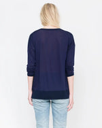 Load image into Gallery viewer, Alma Whisper Weight Cashmere Top - Back