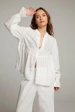 Load image into Gallery viewer, Chaser Dolphin White Button Down