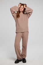 Load image into Gallery viewer, Chaser Frankie Warm Taupe Pullover