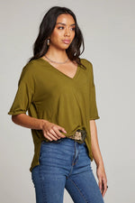 Load image into Gallery viewer, Chaser Mason Sphagnum V Neck