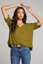 Load image into Gallery viewer, Chaser Mason Sphagnum V Neck