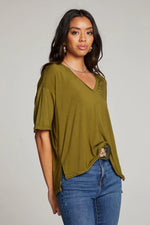 Load image into Gallery viewer, Chaser Mason Sphagnum V Neck