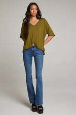 Load image into Gallery viewer, Chaser Mason Sphagnum V Neck