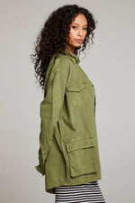 Load image into Gallery viewer, Chaser Sweet Pea Sphagnum Button Up
