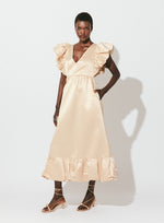 Load image into Gallery viewer, Cleobella-Odessa-Midi-Dress-Pale-Champagne
