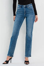 Load image into Gallery viewer, Flying Monkey High Rise Straight Leg Denim