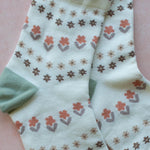 Load image into Gallery viewer, FullBloomSocks-Ivory-2