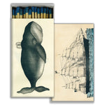 Load image into Gallery viewer, HomArt-Nautical-Whale-Ship-Match-Book