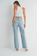 Load image into Gallery viewer, Just Black Denim Relaxed Straight Light Denim