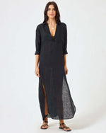 Load image into Gallery viewer, Capistrano Tunic -black