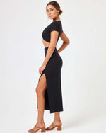 Load image into Gallery viewer, L*SPACE x Hanna Montazami Isla Skirt - Black - Side