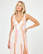 Load image into Gallery viewer, LSpace Lilkoi Dress Vaca Stripe