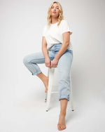 Load image into Gallery viewer, L*Space Cream All Day Top in Cream - Model