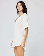 Load image into Gallery viewer, LSpace - Bayside Tunic - White - Side