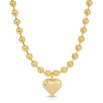 Load image into Gallery viewer, NatalieBJewelry-Big-Love-Gold-Necklace-01