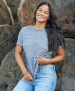 Load image into Gallery viewer, Outerknown-Offshore-Linen-Gray-Tee-05