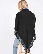 Load image into Gallery viewer, Dropped Needle Cashmere Wrap - Back