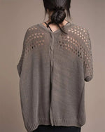 Load image into Gallery viewer, Quinn-Marina-Oversized-Open-Cardigan-Back