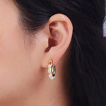 Load image into Gallery viewer, SBL Fran Pearl Hoop Earrings