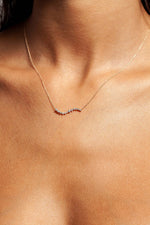 Load image into Gallery viewer, Sophie Ratner Diamond Swell Necklace Close