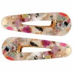 Load image into Gallery viewer, ZAD Pressed Resin Oversize Barrettes - Mulit-Color