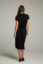 Load image into Gallery viewer, chaser atlantic true black midi dress