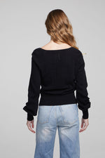 Load image into Gallery viewer, chaser-blackheart-shadow-star-long-sleeve-back