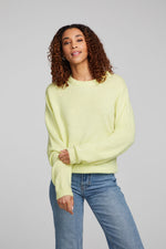 Load image into Gallery viewer, chaser-frankie-limelight-pullover-sweater-front-01
