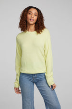 Load image into Gallery viewer, chaser-frankie-limelight-pullover-sweater-front-03