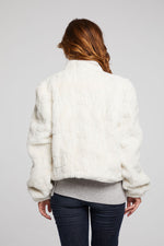 Load image into Gallery viewer, chaser-starry-white-faux-fur-jacket-06
