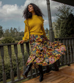 Load image into Gallery viewer, cleobella-freya-ankle-skirt-monet-bottoms-lifestyle