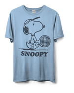 Load image into Gallery viewer, Junk Food Clothing Snoopy Tennis Baby Blue Tee