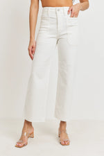 Load image into Gallery viewer, just-black-denim-high-rise-utility-wide-leg-off-white-01