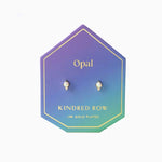 Load image into Gallery viewer, Kindred Row Opal Stud Earrings