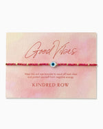 Load image into Gallery viewer, Kindred Row Evil Eye Bracelet Red Coral