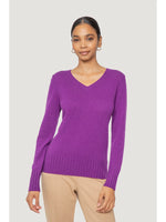 Load image into Gallery viewer, quinn-kim-vneck-cashmere-sweater