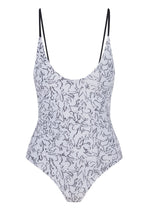 Load image into Gallery viewer, Sands Maillot -white print