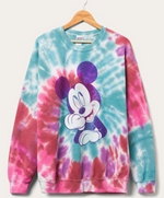 Load image into Gallery viewer, Junk Food Micky Mouse Tie Dye Sweatshirt