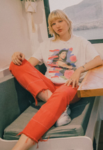 Load image into Gallery viewer, junk-food-clothing-selena-tee-lifestyle