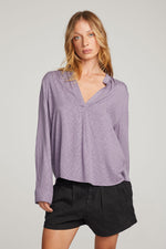 Load image into Gallery viewer, Chaser Brand Denver Blouse Purple
