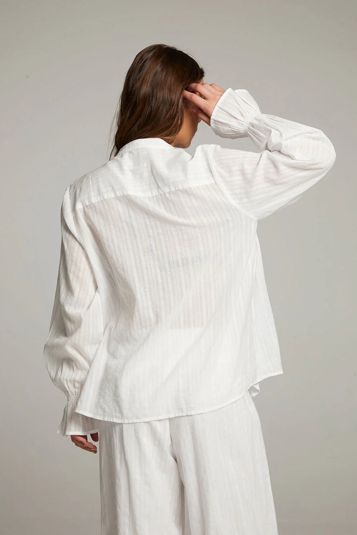 Chaser Dolphin White Button Down