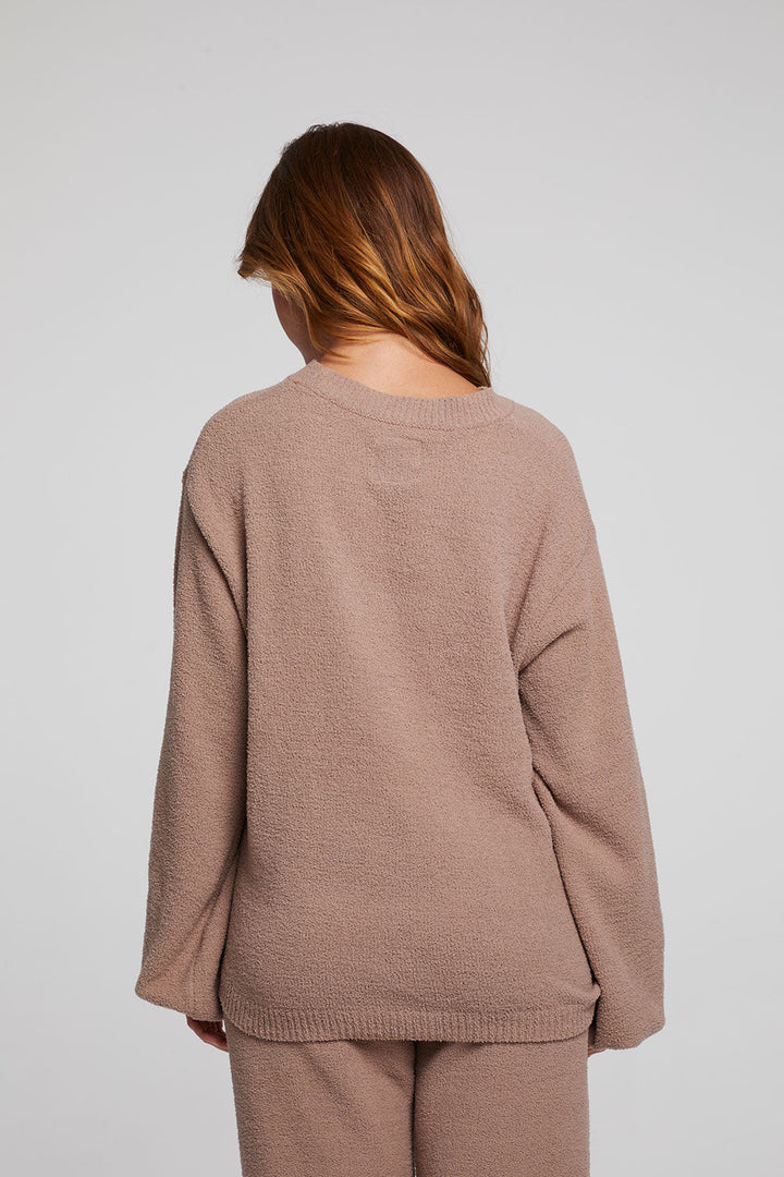 Chaser Frankie Warm Taupe Pullover