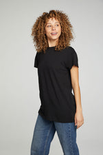 Load image into Gallery viewer, Chaser-Oversized-Tee-Black-Front-Side
