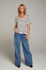 Load image into Gallery viewer, Chaser Rolling Stones Striped Logo Tee
