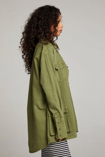 Load image into Gallery viewer, Chaser Sweet Pea Sphagnum Button Up
