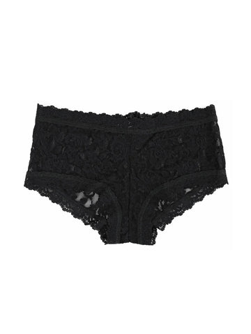 Signature Lace Boyshort in Black