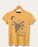 Load image into Gallery viewer, Junk Food - Yellow David Bowie 83 Tee - Front
