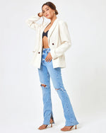 Load image into Gallery viewer, LSpace-Rhodes-Blazer-Cream-Side
