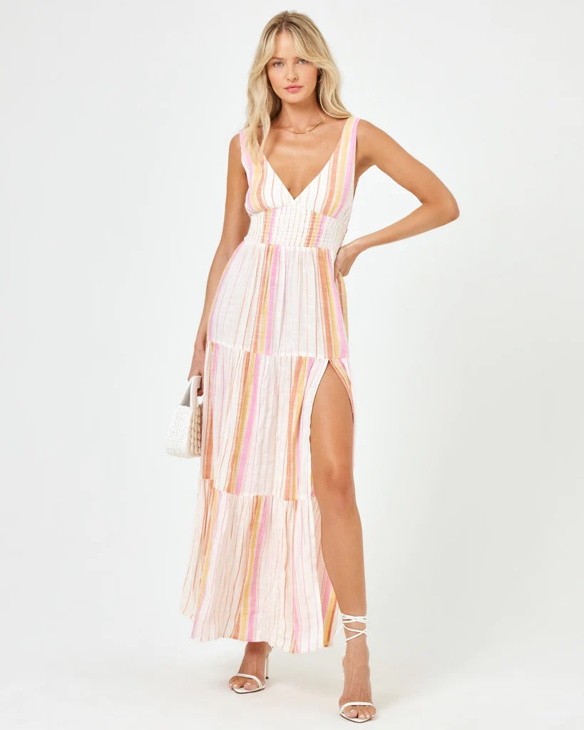 LSpace Lilkoi Dress Vaca Stripe