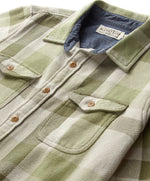 Load image into Gallery viewer, Outerknown Blanket Shirt in Fen Sage Plaid
